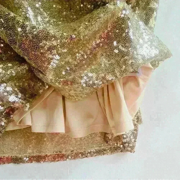 Lane Bryant Gold Sequin Plus Size Women’s Cocktail Blouse. Size 16 - Picture 14 of 16